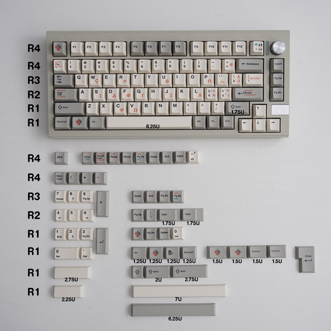 Kiibo 9009 Greek Keycap Set