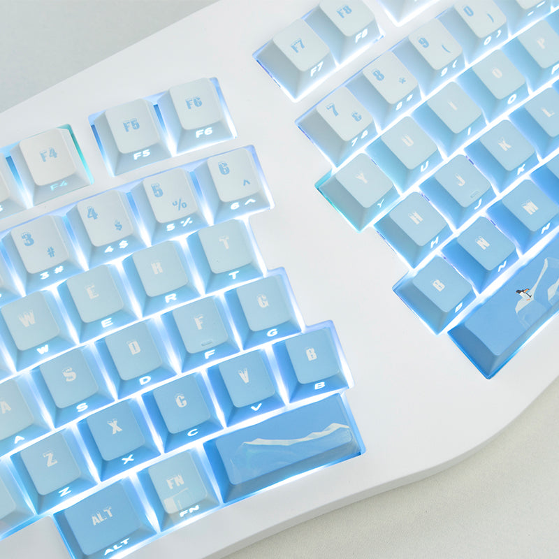 PIIFOX Glacier Keycap Set