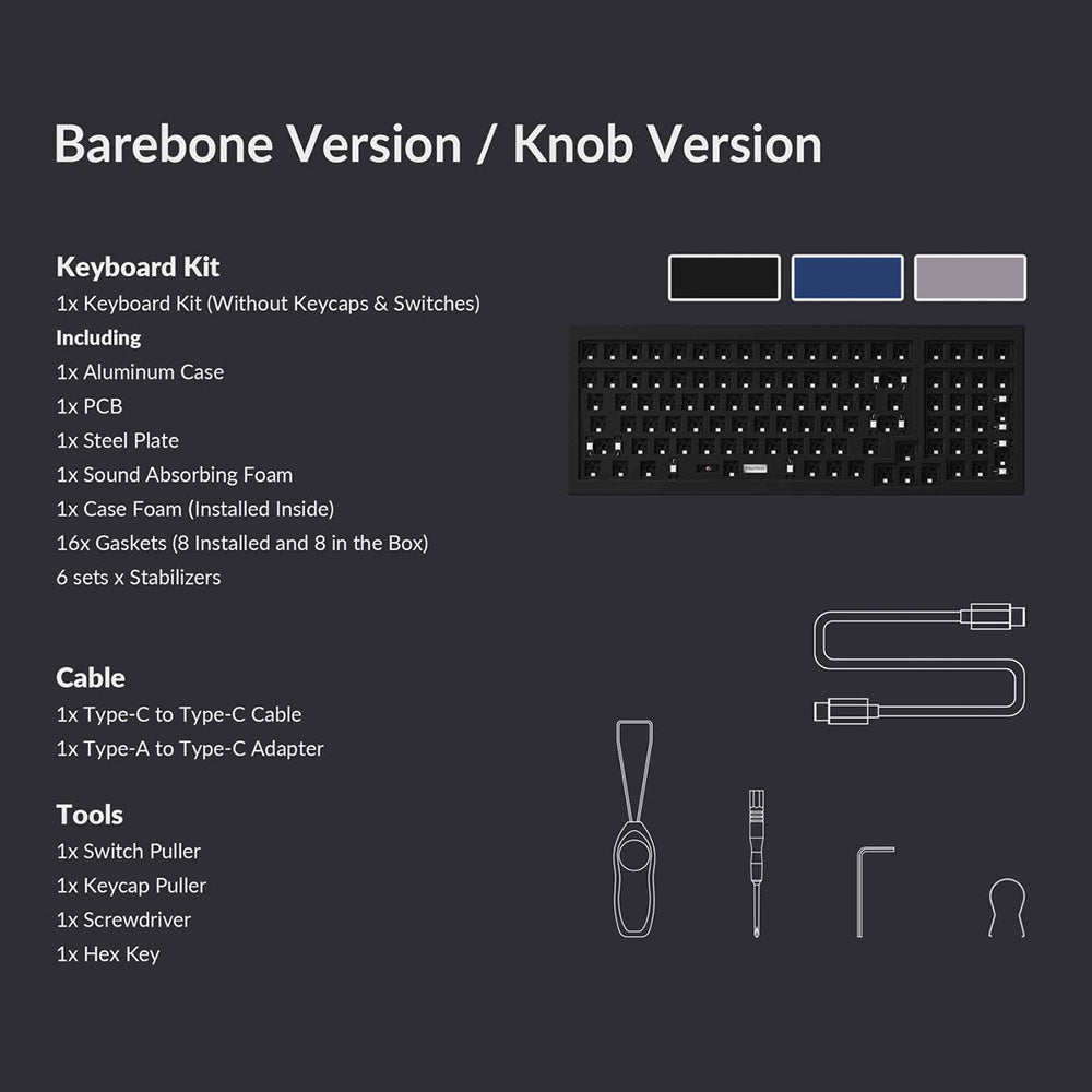 Keychron Q5 Knob Version - Barebone