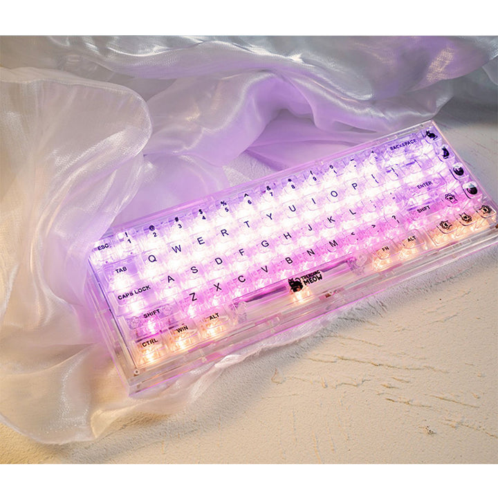 Kiibo Space Crystal Keycap Set - White