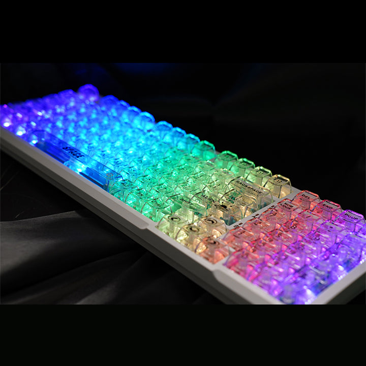 Kiibo Space Crystal Keycap Set - White