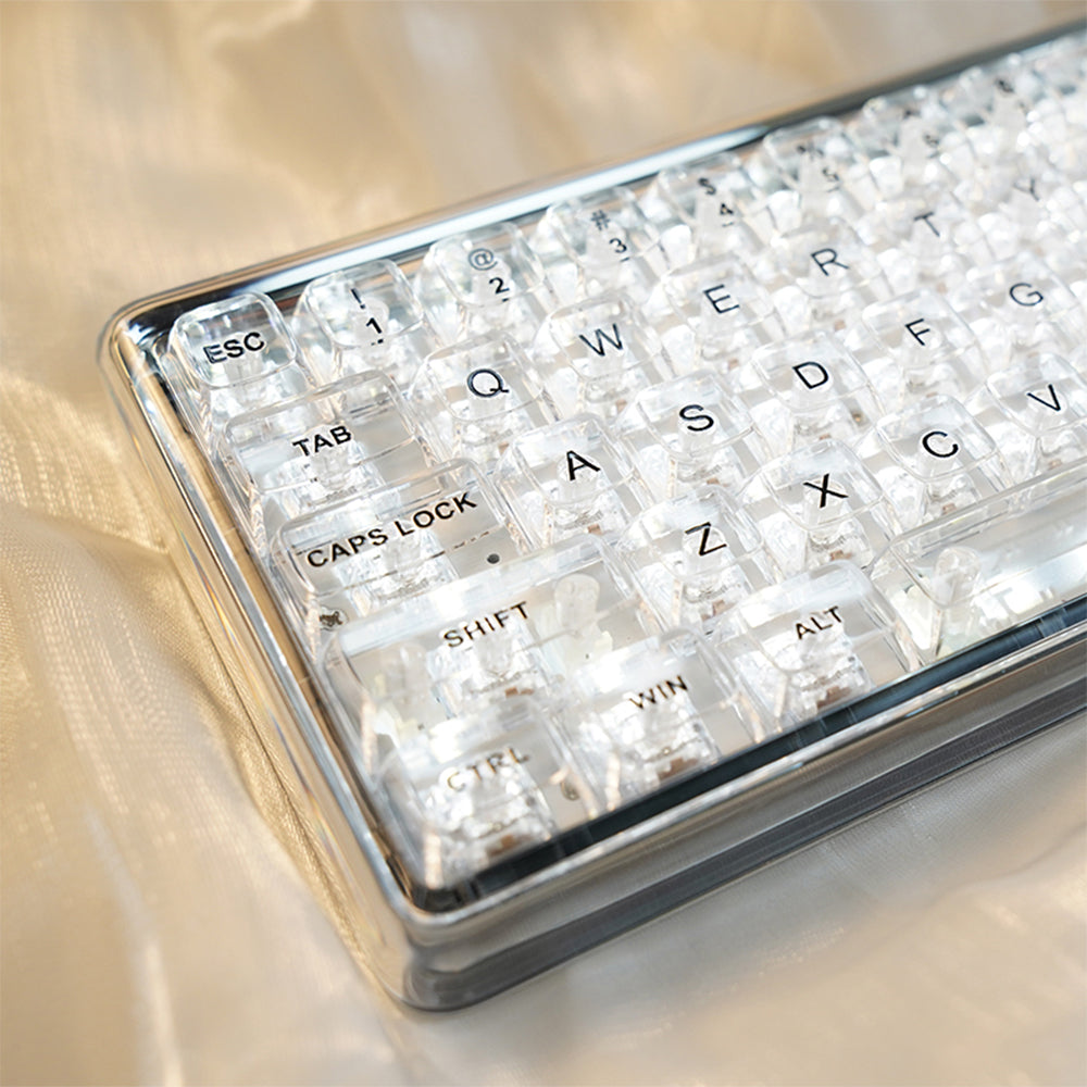 Kiibo Space Crystal Keycap Set - White