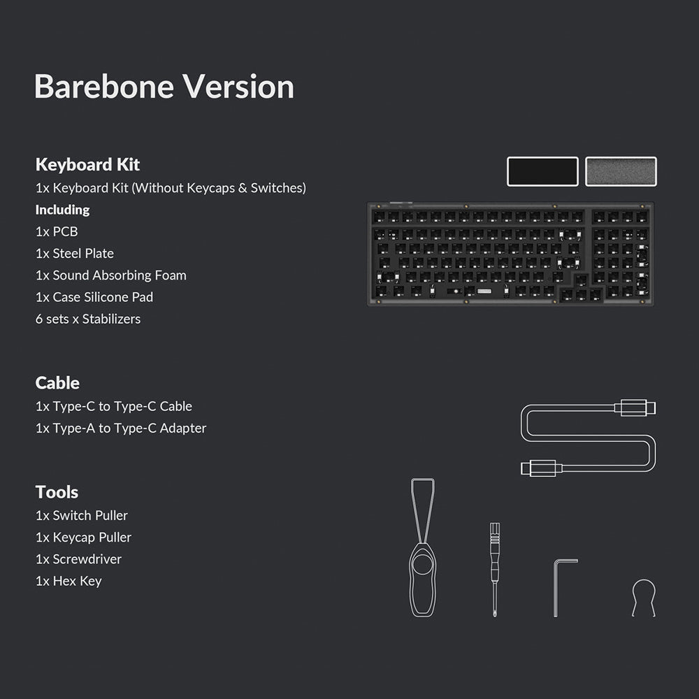 Keychron V5 Knob Version - Barebone