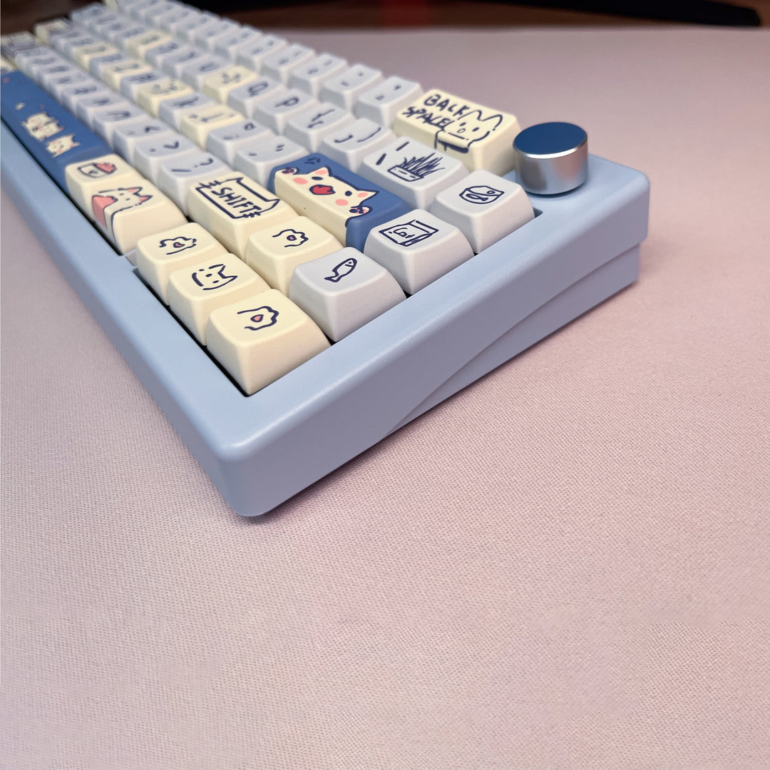 Kiibo Customized GMK67 - Cerulean Cat