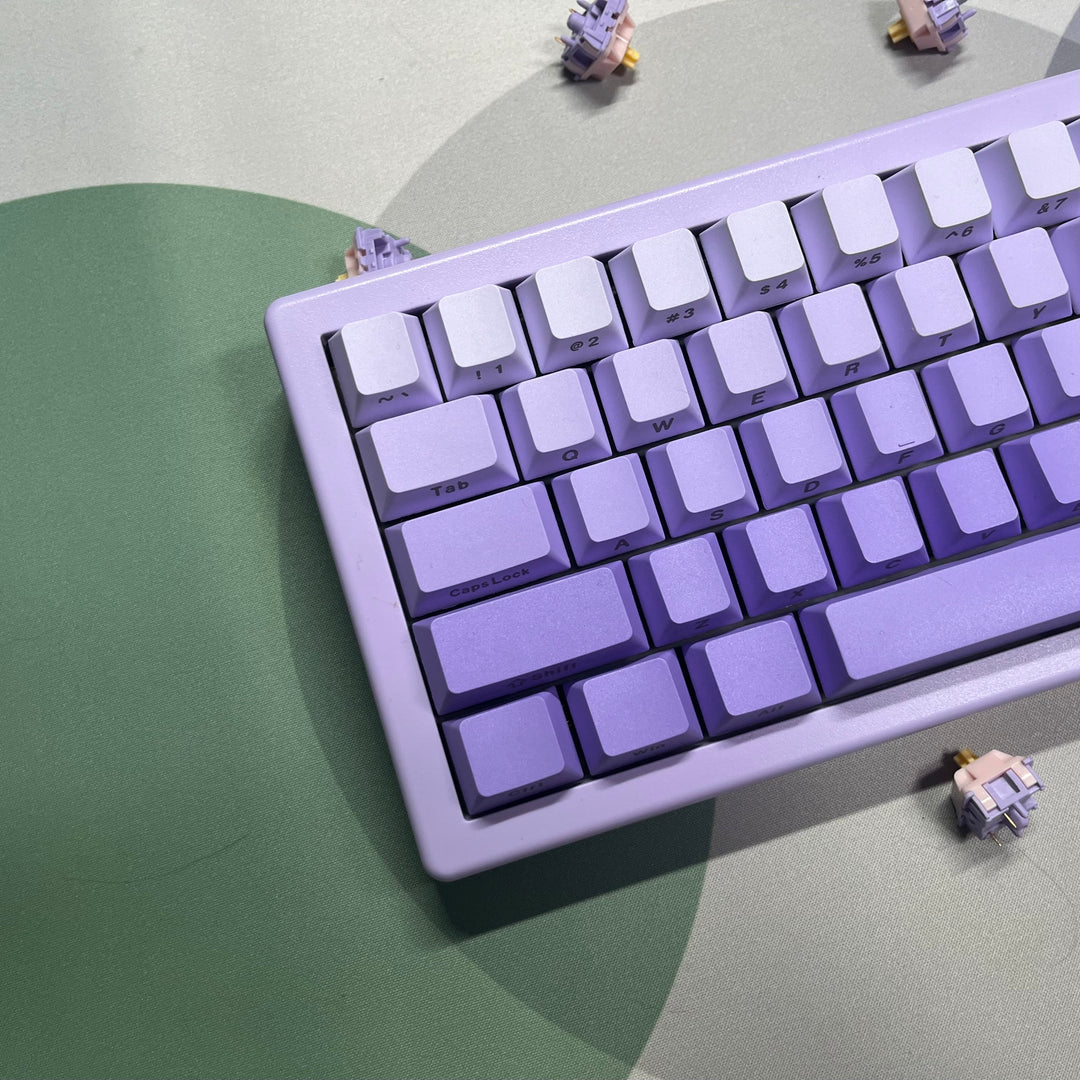 Kiibo Customized GMK67 - Purple Gradient