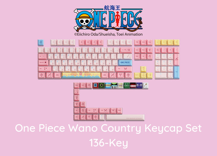 Akko One Piece Wano Country Keycap Set