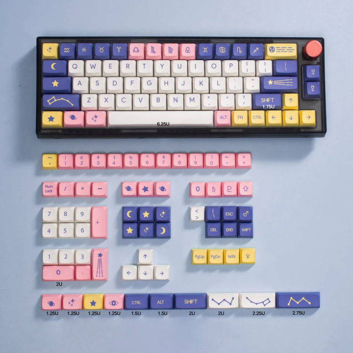 Kiibo Astrology Purple Constellation Keycap Set