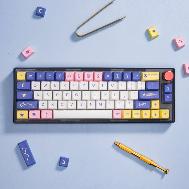 Kiibo Astrology Purple Constellation Keycap Set